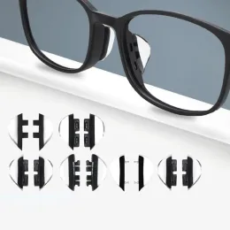 20st (10pairs) Acetatglasögon silikon näsdyna plastglasögon anti sliphållare tryck i klämmögewear accessoarer