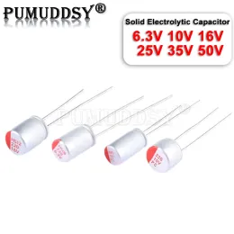 10pcs Dip Katı elektrolitik kapasitör 6.3V 10V 16V 25V 35V 100UF 150UF 220UF 270UF 330UF 470UF 560UF 680UF 820UF 1000UF 1500UF 1500UF