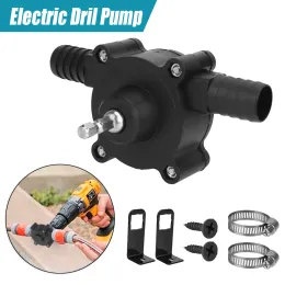 Självprimning av vattenöverföring Pump Hushåll Electric Drill Pump Water Outdoor Absorbing Tool för vatten bensinolja Diesels Fluid