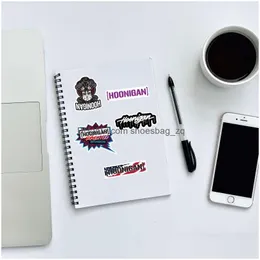 ملصقات لعبة الأطفال 52pcs Hoonigan Hoonigancar JDM Racing Car ITI لـ DIY Lage المحمول ملصق دراجة نارية للدراجة النارية تسليم DHVO3