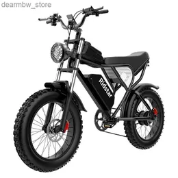 Bikes Ridstar Q20/Q20Pro Ectric Bike 2000W Powerful Motor 52V40AH Oil Brake 20*4.0inch Fat Tire Ebike Mountain Snow Ectric Bicyc L48