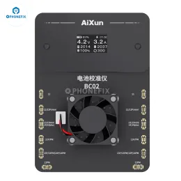 JC AiXun BC02 Battery Calibrator For iPhone 11 12 13 14ProMax Battery Charge Discharge Round Cycle Test Health Increase By 100%