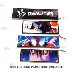 Painel de iluminação de chassi de resfriamento HD Personalizar, placa traseira colorida de 5v 12V RGB GPU, gabinete do gabinete PSU Lightboard Baffle Plate Aura Sync