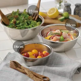 Bowls 5pcs Stainless Steel Storage Basin Durable Soup Set For Versatile Easy Home Kitchen