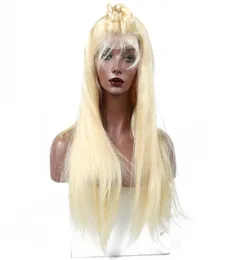 613 Blonde Lace Front Wig Wig Human Hair Wigs для женщин Прямо 150 Предварительно добытый полный конец кружев