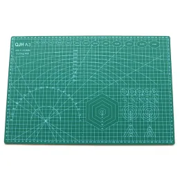 A3 A4 PVC Cutting Mat Leather DIY Craft Tool Office Skrivplatta Basplatta med linjal som ritar skärning av rektangulär rutnät