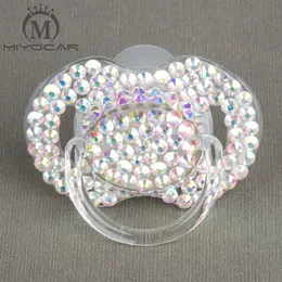 Miyocar fatto a mano 4 colori Shining Bling Crystal Rhinestone Picchifier /Capezzoli /Dummy /Cocka /Chupeta Pacifier Clips