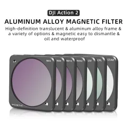 Filtro de câmeras DJI OSMO Ação 2 Câmera Filtros de vidro óptico Cpl UV nd SART Lens para DJI Action 2 Acessórios