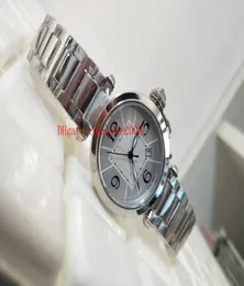 Luxury High quality Wristwatches W31074M7 W3140002 Stainless Steel 35mm White Dial VK Quartz Chronograph Working Unisex Mens Watch2856124