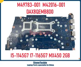 StoneTaskin M49783-001 M42016-001 For HP Probook 440 450 G8 Laptop Motherboard DAX8QEMB8D0 I5-1145G7 I7-1165G7 MX450 2GB DDR4