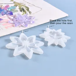 クリスタルエポキシ樹脂カビの装飾品雪だるま型樹脂カビクリスマスツリーペンダントシリコン型宝石製造型
