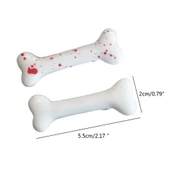 Haarspangen Mit Hundeknochen-Design – 2 Stück, Weiß, Für Halloween & Cosplay