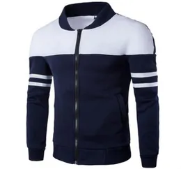 Hengsong 2018 Spring Autumn Men Golf Jackets 코트 스트라이프 패치 워크 슬림 핏 재킷 남자 남성 남자 스포츠 재킷 스포츠웨어 7164999