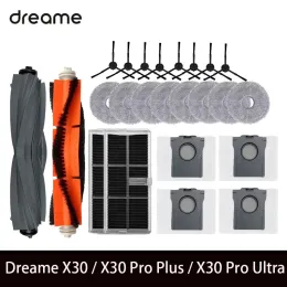 För Dreame X30 / X30 Pro Ultra / X30 Pro Plus robot Dammsugare Main Side Brush Mop Tygar Filtrar Dammväska delar