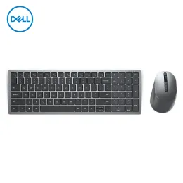 Caps Dell KM7120W Multidevice Bezprzewodowa klawiatura i myszy kombinacja RF bezprzewodowa + Bluetooth Qwerty Grey