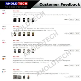 Aholdtech 2PCS ST03 5X8 125*200 NIJ IIIA 3A Soft Bulletproof Plate Ballistic Vest Bulletproof Board Side Waist Armor Panel