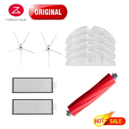 Original Roborock Q7 Max+ Zubehör Kit Hepa Filter Seitenbürste Hauptbürstenabdeckung Staubbeutel Hepa Filter Mop -Stoffteile für Q7 Max