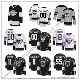 Los Angeles Custom Kings Hockey Jerseys 11 Anze Kopitar 8 Drew Doughty 99 Wayne Gretzky 55 Quinton Byfield 22 Kevin Fiala 4 Rob Blake 20 Luc Robitaille 12 Trevor Moore