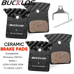 BUCKLOS Ceramic Bike Brake Pads Bicycle Hydraulic Disc Brake Pad Road MTB Brakes Pads Fit Shimano L05A N03A K04S K05S Brake Part