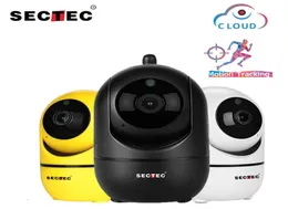 Sectec 1080p Bulut Kablosuz AI WiFi IP Kamera İnsan Ev Güvenlik Gözetiminin Akıllı Otomatik İzlemesi CCTV Ağ CAM YCC365072549