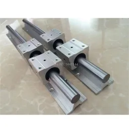 6 SET SBR16 SBR20 LINEAR GUIDE RAIL + BALLSCREWS RM1605 SFU1605 Bollskruvar + BK/BF12 + Nuthus + kopplingar för CNC -delar