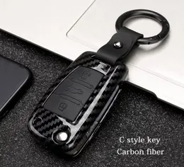 Auto Styling Accessoires Schlüsselbeutelabdeckung ABS Decoration Protection Key Case Schlüsselkette für Audi A6 RS4 S5 A3 Q3 Q5 S3 A4 Q7 A5 TT 20188947528
