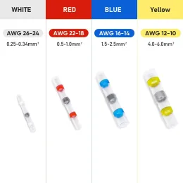 50/100/300/500 Pcs Heat Shrink Wire Connector Solder Seal Splice Tube SST 3:1 Waterproof Butt Crimp Terminals