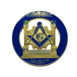 Masońskie emblementy samochodu 3 "Compass and Square Masons Auto Truck Multi Motorcycle Pekal Sticker z czerwonym klejem