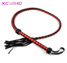 150cm Long Leather Sex Spanking Whip Adult Male Female Slave Queen Roleplay Game Flirt Fetish Toys for Women Men Couples 07013519038