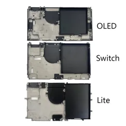 Game Console Front Frame Cover Middle Metal Cover for OLED / Lite / Switch الجزء الداخلي حامل البطارية تبديد الحرارة