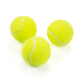 1 adet tenis topları Yüksek sıçrama uygulama eğitimi açık hava esnekliği köpekler için dayanıklı tenis ısırık ve chomp 6.5cm köpek topu