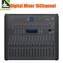 Radio Leicozic 16 Channel Digital Mixer Studio Live Dgi16 Audio Console Rack Mountable Compact Recording for Stage Equipamento De Som