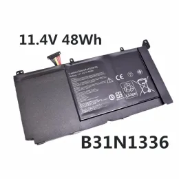 Batterier B31N1336 Laptop -batteri för ASUS VIVOBOOK C31S551 S551L S551LB S551LA R553L R553LN R553LF K551L K551LN V551L