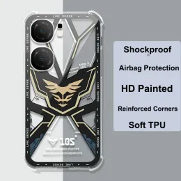 Vivo IQoo Neo 9 Pro Case 5G IQoo Neo9 Clear AirBagシリコンTPU衝撃バックカバープロテクターIQOO 12 Pro 11 X90S 8 7