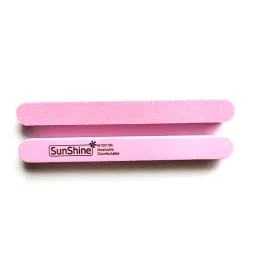 Sunshine 10pcs Sponge Nail File Buffer Professional Polishing Nail Art Hållbar tvättbar 100/180 Grit Double Sided Manicure File