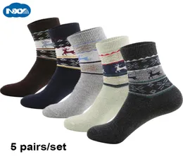 NXY 2017 Christmas Men039s Sock 5Pairsset Men039s Prezent Soft Sock Males Socks Wedding Socks Dift 9174815