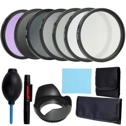 Zubehör Andoer 52 mm 58 mm professionelles Objektiv und Filterpaket komplettes und kompaktes Kamerazubehör Kit Fotografie Zubehör