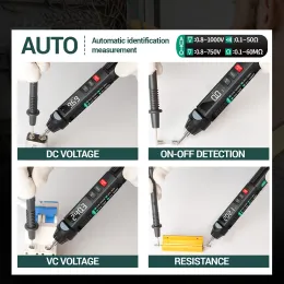 A3009/A3008/A3007 Pro Digital Multimeter Tester Pen Multimetr Multimetr Sonda dla multimetrowej latarki LCD Multimetr