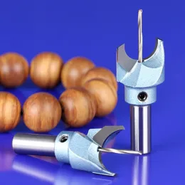 Novo 10mm*12mm / 10mm*15mm Buddha Beads Ball Drill Ferring Tool Solid Carboid Woodworking Router Bit