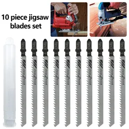 40pcs Jigsaw Blades T301CD Jigsaw Blade Set T Shank Fast Down Cut Worktop Cutting Wood Power Tool Tool Multi Grophest HCS Saw