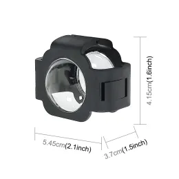 Accessori Puluz Aggiorna la protezione per lenti per PC ottica per Insta360 X3 Coperchio protettivo per Insta360 X3 Accessori panoramici per la telecamera panoramica