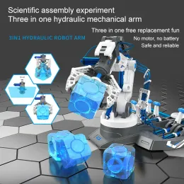 DIY Robot Arm ARM Kids Toy Science Experiment Technology Games Modelo Kit STEM Toys educacionais Crianças Presente Novelty Toy