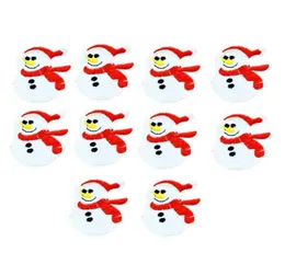 10шт Рождественские снеговики вышивающие пятна для пакетов для одежды Diy Iron on Transfer Applique Patch для одежды шьем на вышивке Bad6946654