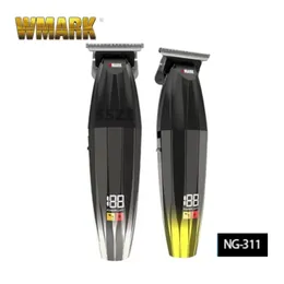 WMARK NG311プロの美容師ヘアトリマーシニアステンレス鋼コニカルブレードモーター7000RPM 240408