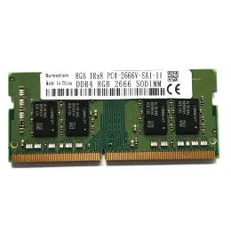 Rams Suresdram DDR4 RAM 8GB 2666MHz SODIMM 8GB 1RX8 PC42666VSA111 260PIN Qualidade original