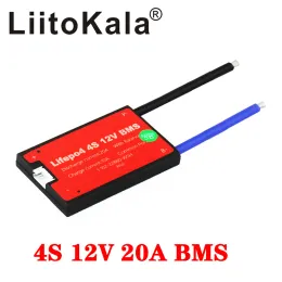 Liitokala 18650 BMS 4S 12V 20A wasserdichte BMs für wiederaufladbare LifePO4 -Batterie mit demselben Anschluss für 3,2 V LifePO4 -Batterie