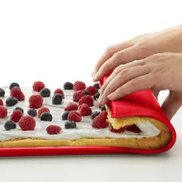 Swiss Roll Mats Nonstick Baking Pastry Tools Silicone Baking Rug Mat Cake Rolls Mold Cake Pad Silicone Mold Switzerland Roll Mat
