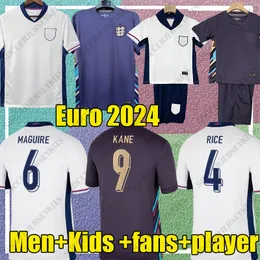 2024 2025 Camisas de futebol da Inglaterra 150º Kane Foden Soccer Jerseys 24 25 Seleção nacional da Copa do Mundo Sterling Saka Rashford Sancho Men Grealish Kids Sets Jersey de futebol