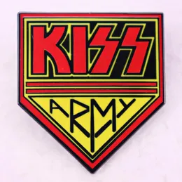 Kiss Ordusu Broş Fan Kulübü Rozeti Okul Çantası Aksesuarları Band Müzik Peripheral9949439