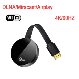 Box 2.4G 5G Wireless Display 4K 1080p Full HD Miracast/Screen Mirroring TV Stick DLNA/Airplay Casting Media Streamer för Android/iOS